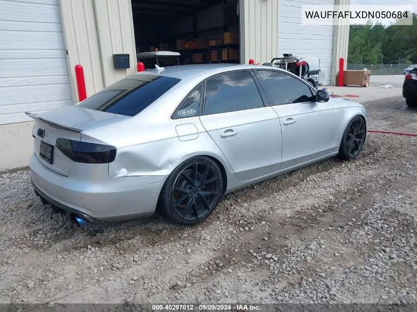 2013 Audi A4 2.0T Premium VIN: WAUFFAFLXDN050684 Lot: 40297012