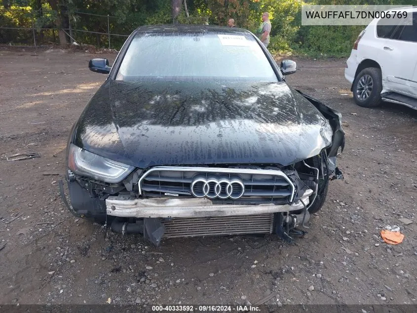 WAUFFAFL7DN006769 2013 Audi A4 Premium Plus