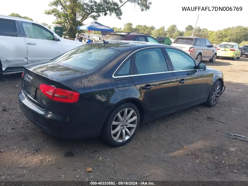 WAUFFAFL7DN006769 2013 Audi A4 Premium Plus