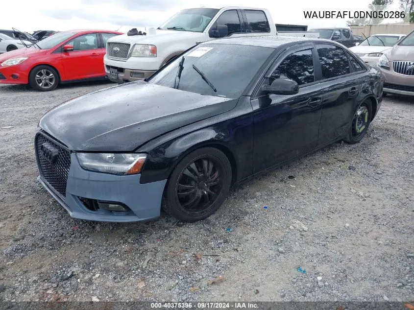 WAUBFAFL0DN050286 2013 Audi A4 2.0T Premium