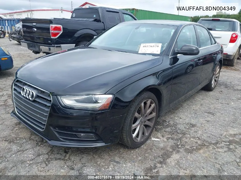 WAUFFAFL8DN004349 2013 Audi A4 2.0T Premium