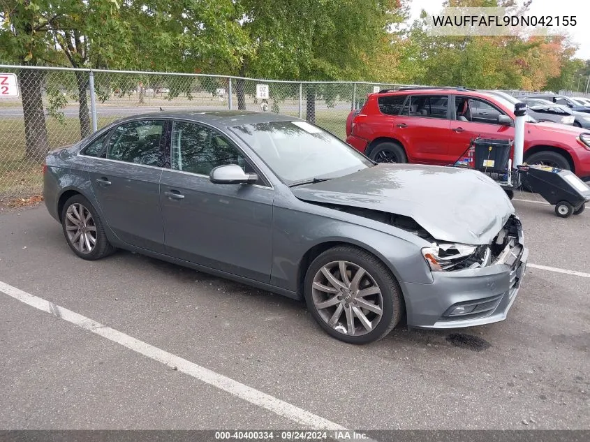 WAUFFAFL9DN042155 2013 Audi A4 2.0T Premium