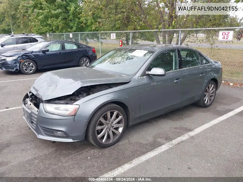 WAUFFAFL9DN042155 2013 Audi A4 2.0T Premium