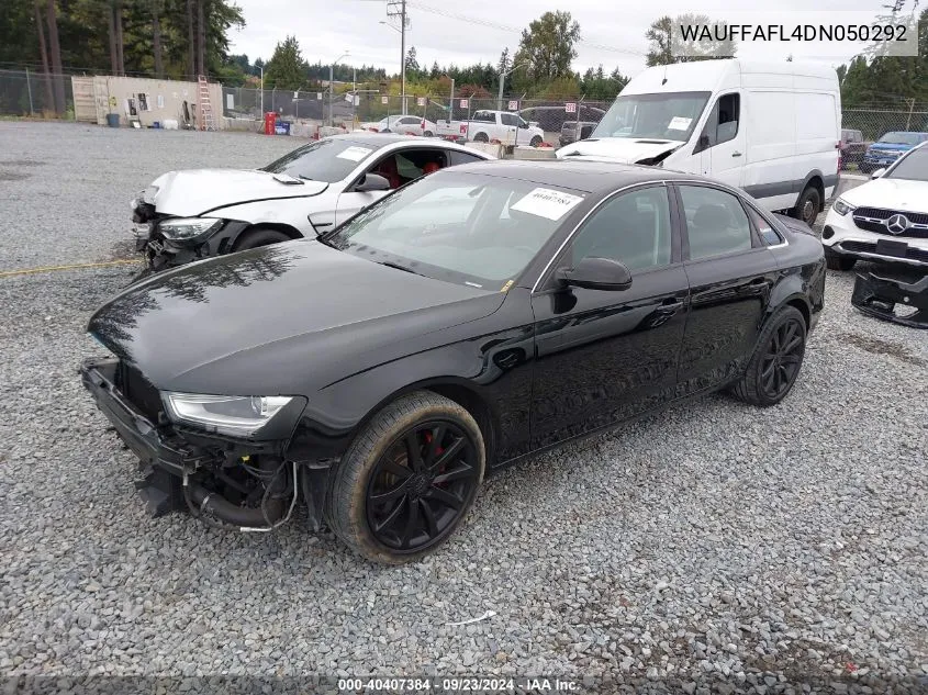 WAUFFAFL4DN050292 2013 Audi A4 Premium Plus