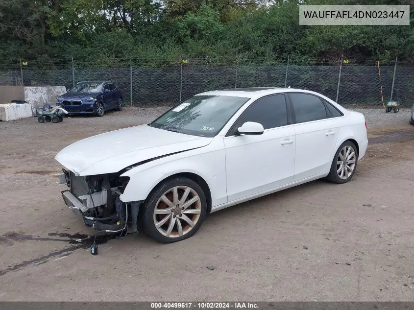 WAUFFAFL4DN023447 2013 Audi A4 2.0T Premium