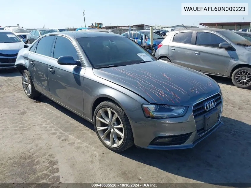 2013 Audi A4 2.0T Premium VIN: WAUEFAFL6DN009223 Lot: 40535528