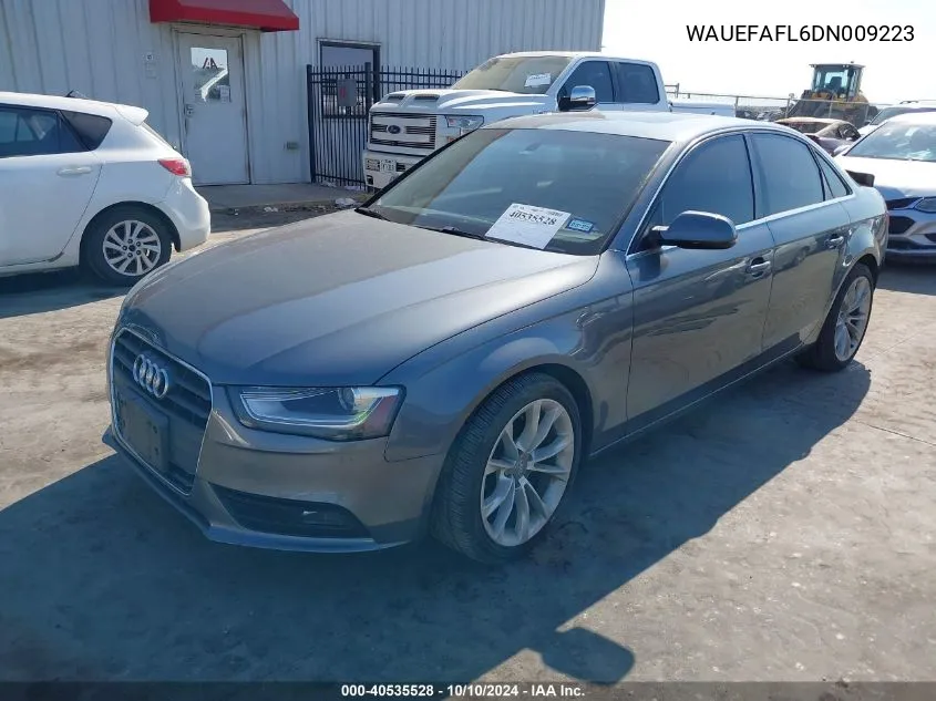 2013 Audi A4 2.0T Premium VIN: WAUEFAFL6DN009223 Lot: 40535528