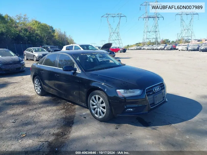 WAUBFAFL6DN007989 2013 Audi A4 2.0T Premium