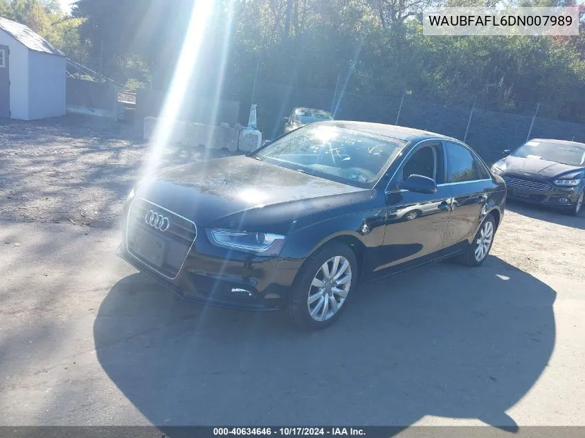 WAUBFAFL6DN007989 2013 Audi A4 2.0T Premium