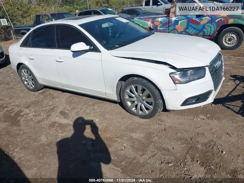 2013 Audi A4 2.0T Premium VIN: WAUAFAFL1DA166227 Lot: 40763868