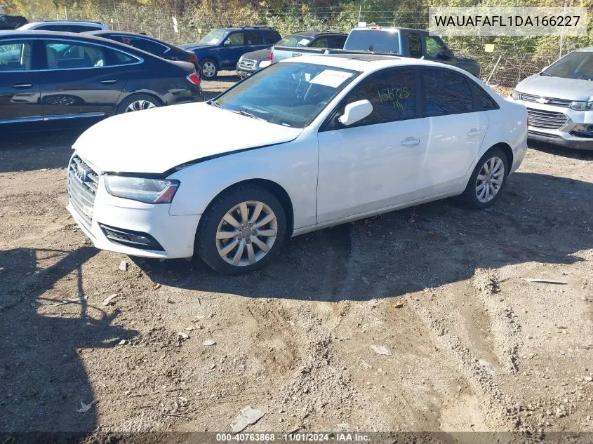 2013 Audi A4 2.0T Premium VIN: WAUAFAFL1DA166227 Lot: 40763868