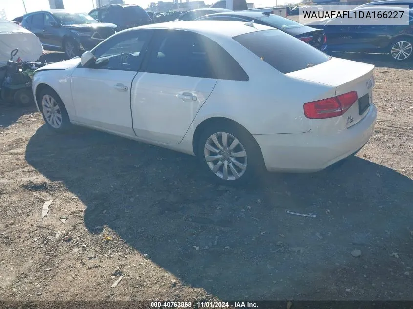 2013 Audi A4 2.0T Premium VIN: WAUAFAFL1DA166227 Lot: 40763868