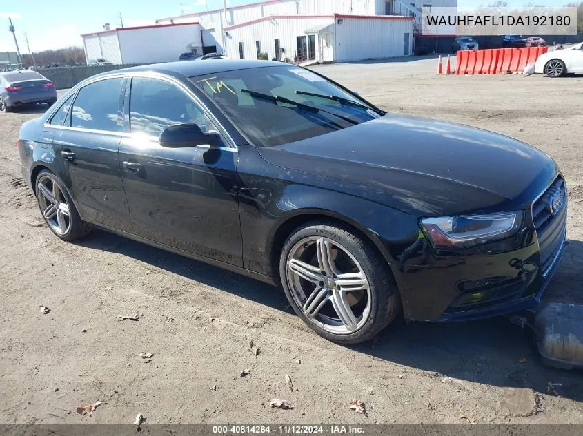 WAUHFAFL1DA192180 2013 Audi A4 2.0T Premium