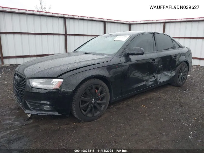 WAUFFAFL9DN039627 2013 Audi A4 2.0T Premium