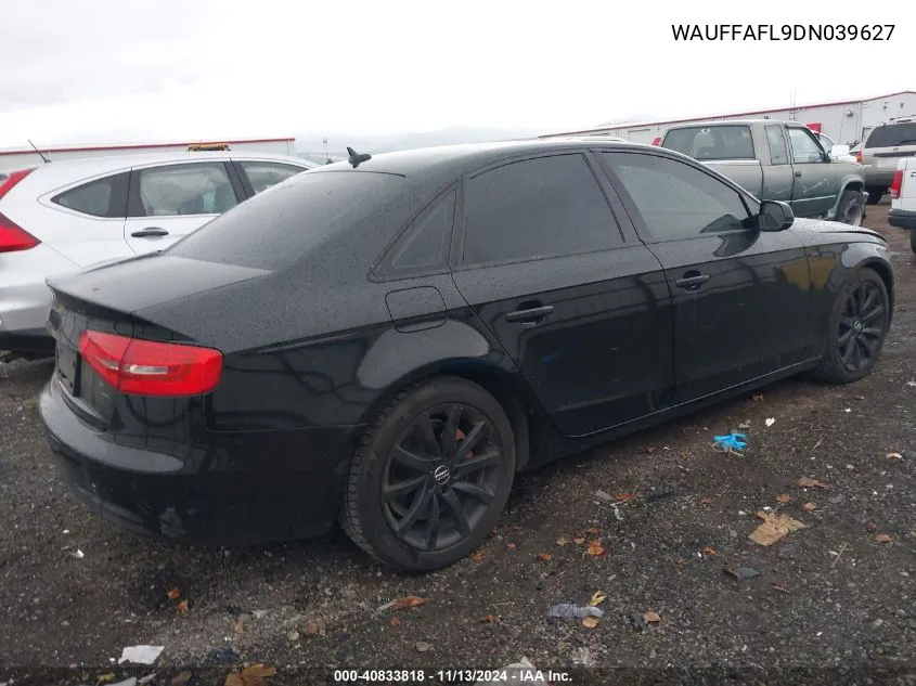 WAUFFAFL9DN039627 2013 Audi A4 2.0T Premium