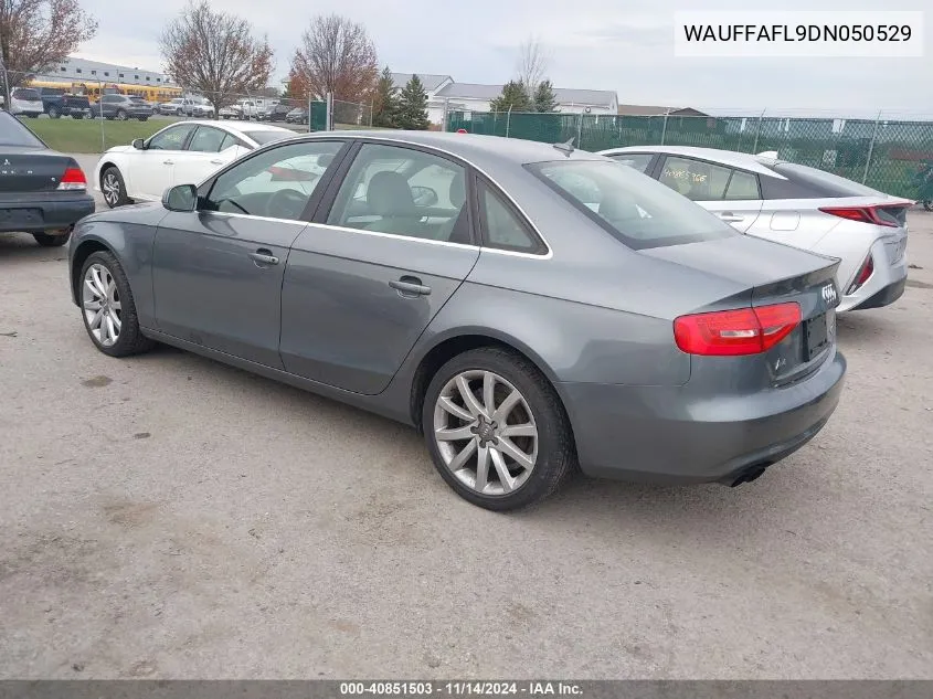 2013 Audi A4 2.0T Premium VIN: WAUFFAFL9DN050529 Lot: 40851503