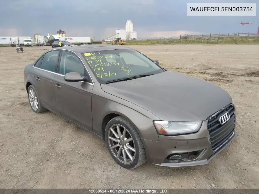 WAUFFCFL5EN003754 2014 Audi A4