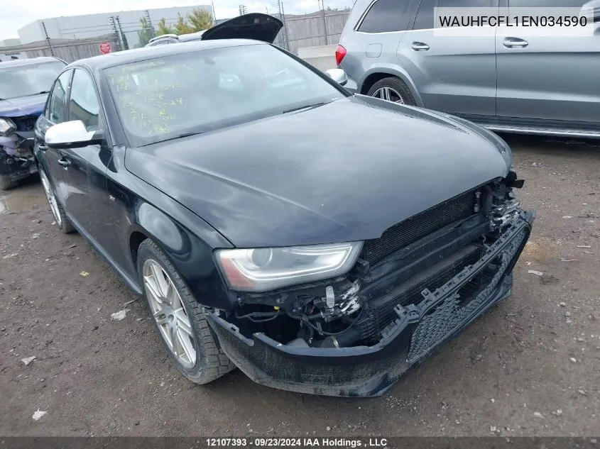 WAUHFCFL1EN034590 2014 Audi A4 Premium Plus