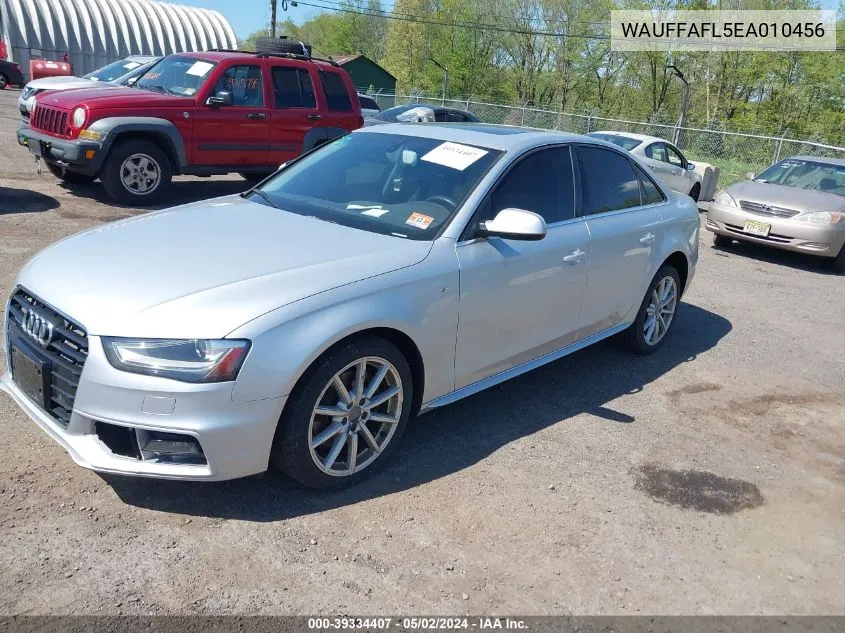 2014 Audi A4 2.0T Premium VIN: WAUFFAFL5EA010456 Lot: 39334407