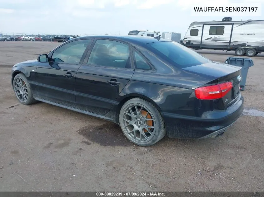 WAUFFAFL9EN037197 2014 Audi A4 2.0T Premium