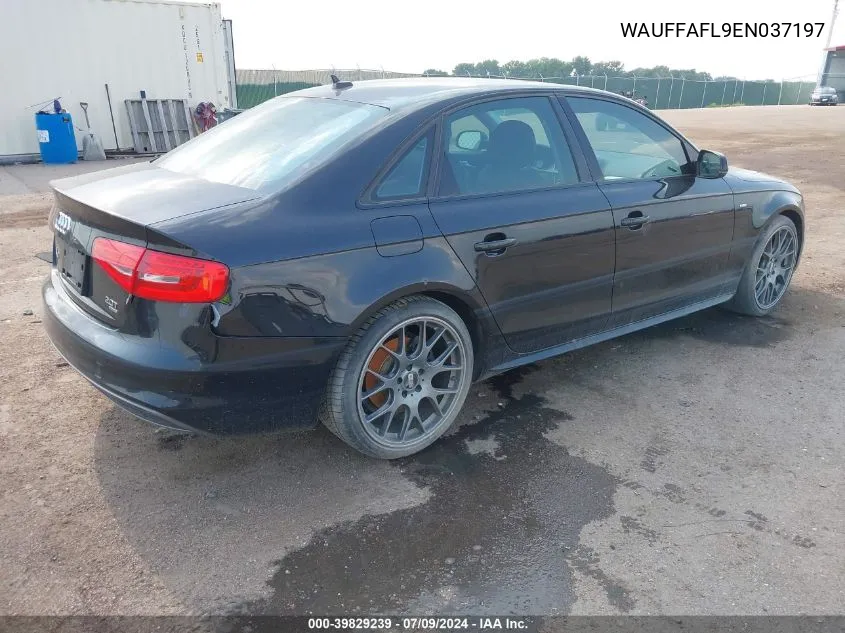 WAUFFAFL9EN037197 2014 Audi A4 2.0T Premium