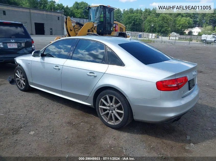 2014 Audi A4 2.0T Premium VIN: WAUHFAFL9EA011005 Lot: 39849803