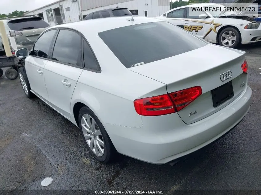 2014 Audi A4 2.0T Premium VIN: WAUBFAFL5EN045473 Lot: 39961244