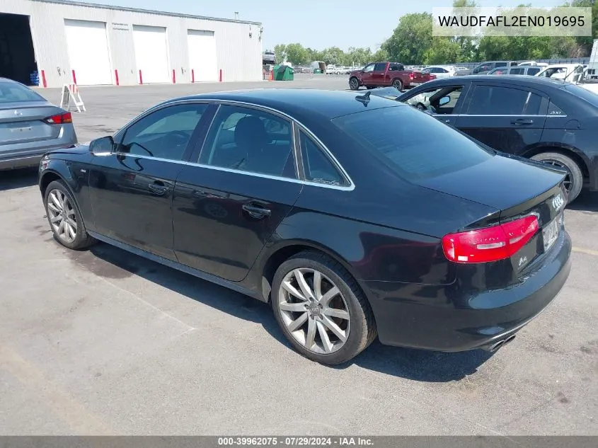 WAUDFAFL2EN019695 2014 Audi A4 2.0T Premium