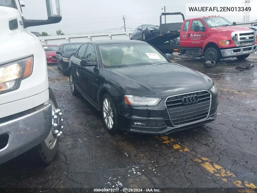 WAUEFAFL2EN013349 2014 Audi A4 2.0T Premium