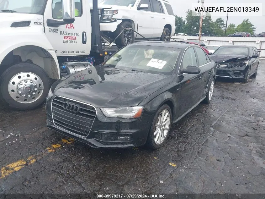 2014 Audi A4 2.0T Premium VIN: WAUEFAFL2EN013349 Lot: 39979217