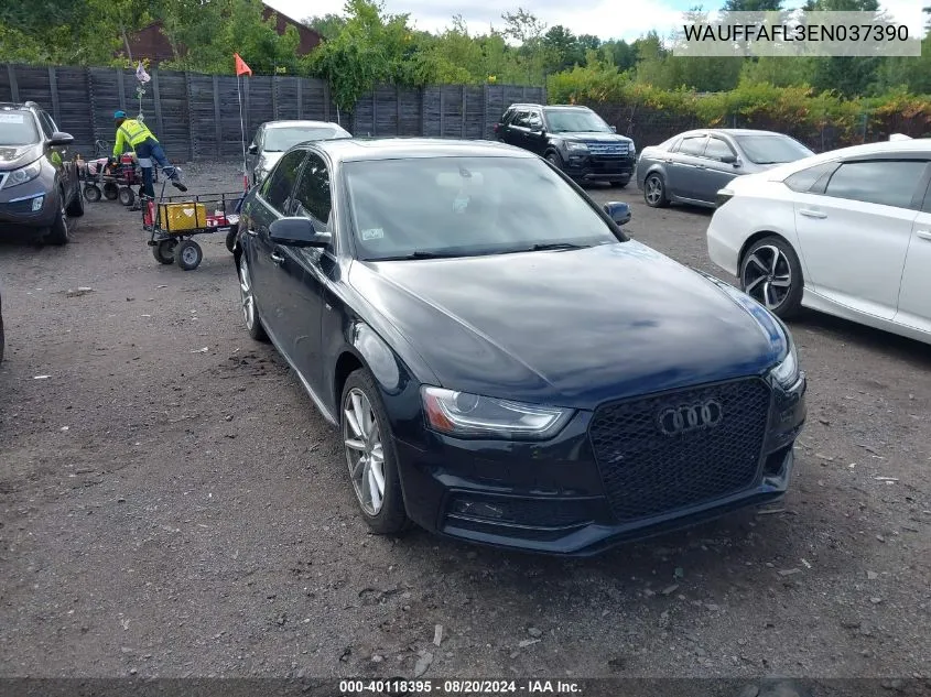 2014 Audi A4 2.0T Premium VIN: WAUFFAFL3EN037390 Lot: 40118395