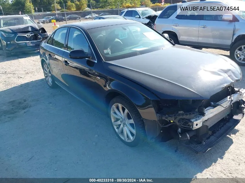 WAUBFAFL5EA074544 2014 Audi A4 2.0T Premium