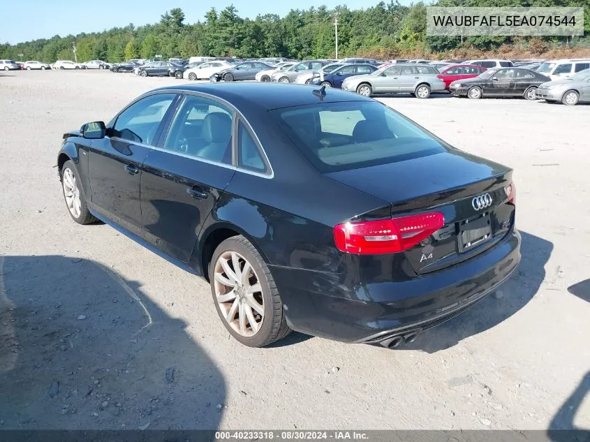 WAUBFAFL5EA074544 2014 Audi A4 2.0T Premium