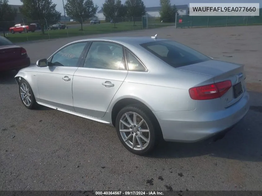 WAUFFAFL9EA077660 2014 Audi A4 2.0T Premium