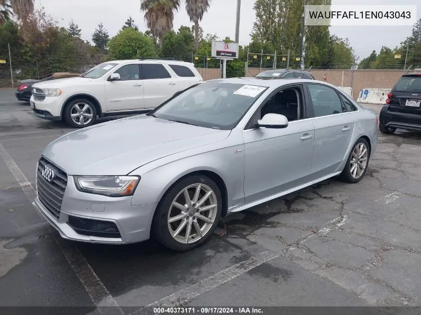 2014 Audi A4 2.0T Premium VIN: WAUFFAFL1EN043043 Lot: 40373171