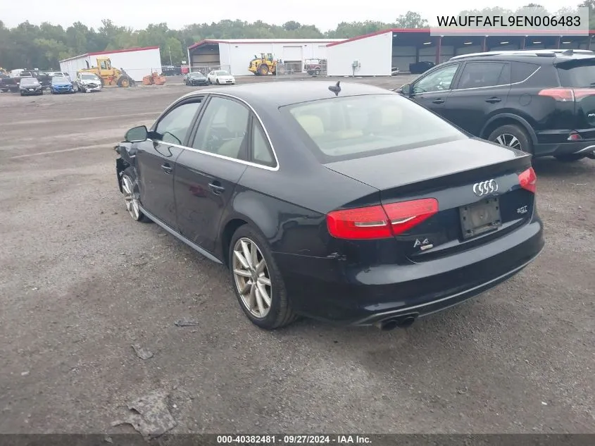 2014 Audi A4 Premium Plus VIN: WAUFFAFL9EN006483 Lot: 40382481