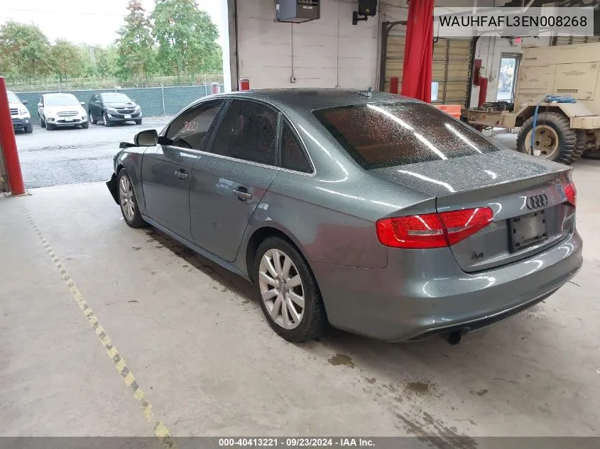 WAUHFAFL3EN008268 2014 Audi A4 Premium Plus