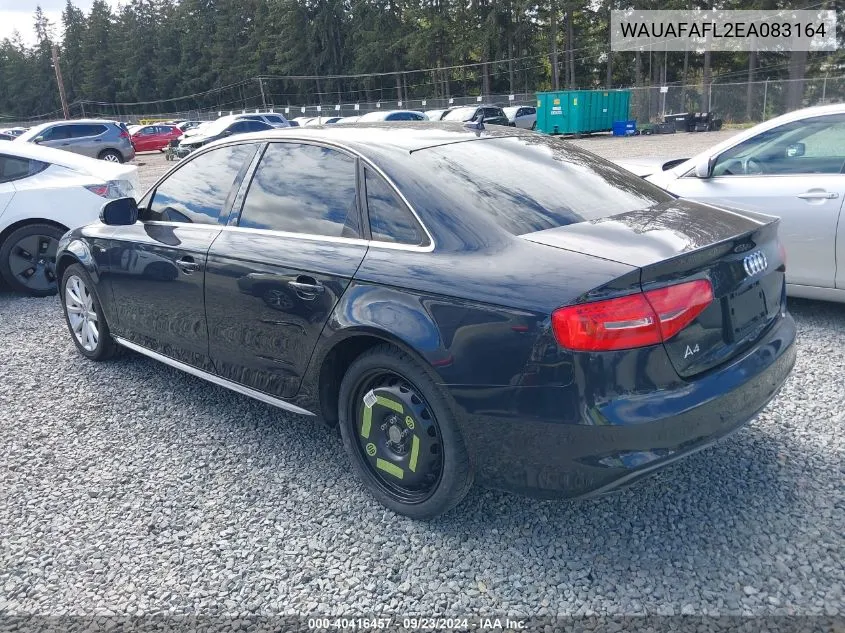 2014 Audi A4 2.0T Premium VIN: WAUAFAFL2EA083164 Lot: 40416457