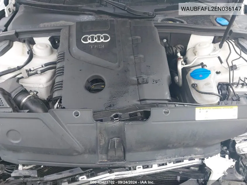 WAUBFAFL2EN036147 2014 Audi A4 Premium