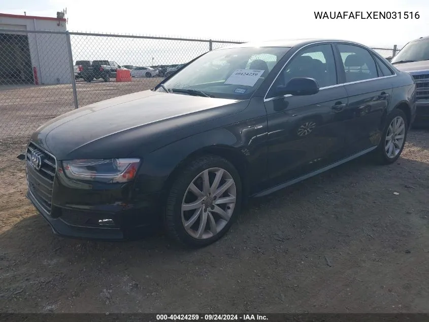 WAUAFAFLXEN031516 2014 Audi A4 Premium