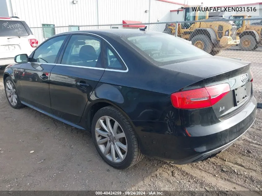 WAUAFAFLXEN031516 2014 Audi A4 Premium