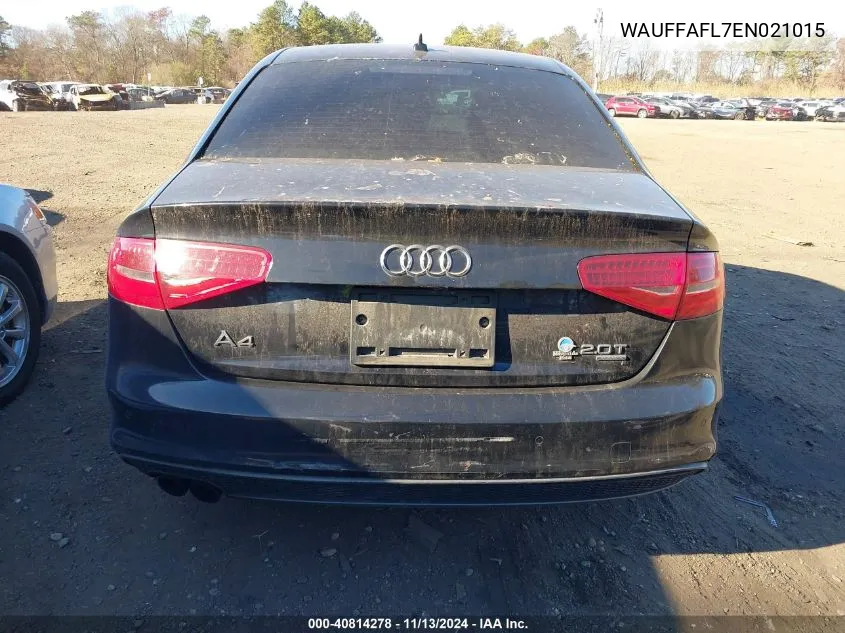 2014 Audi A4 2.0T Premium VIN: WAUFFAFL7EN021015 Lot: 40814278