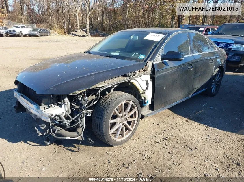 2014 Audi A4 2.0T Premium VIN: WAUFFAFL7EN021015 Lot: 40814278