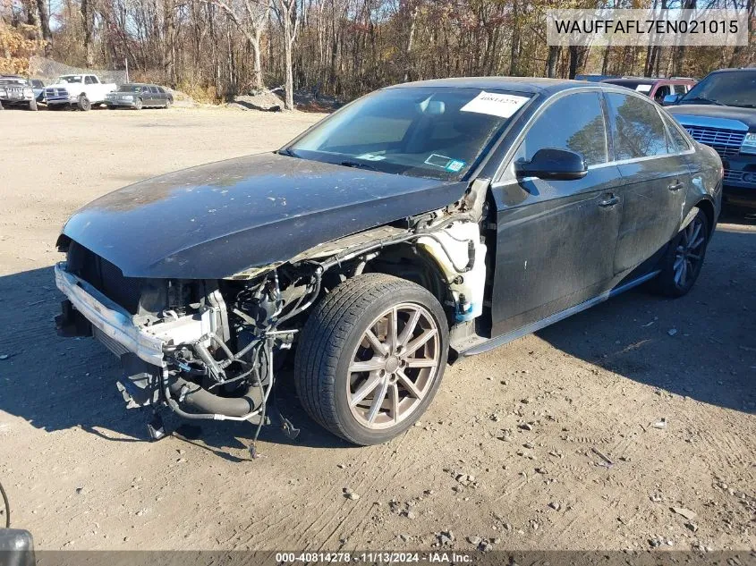 2014 Audi A4 2.0T Premium VIN: WAUFFAFL7EN021015 Lot: 40814278