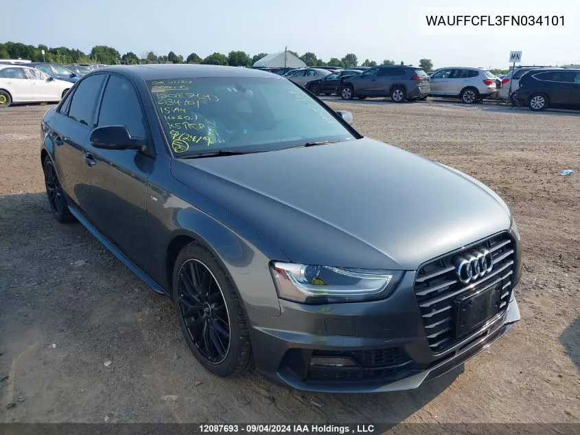 WAUFFCFL3FN034101 2015 Audi A4