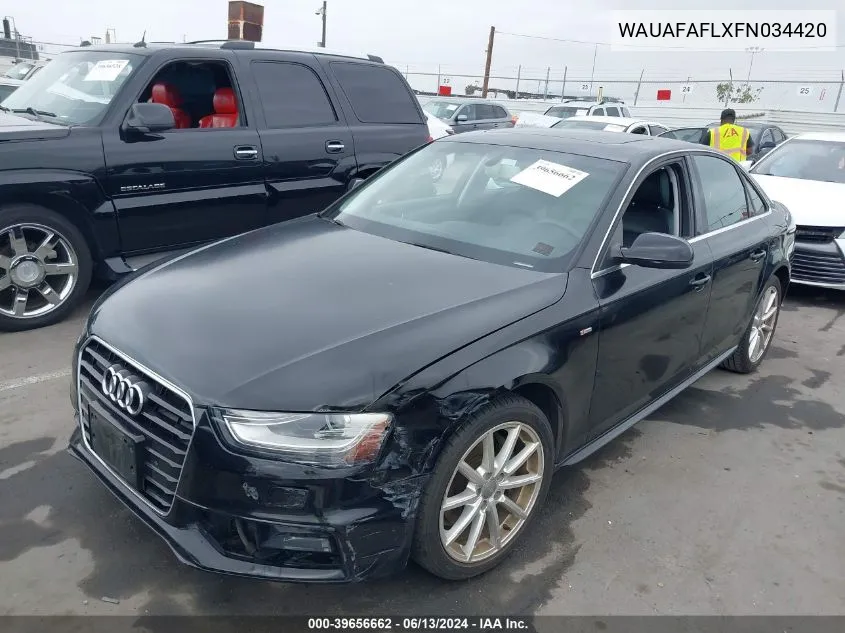 WAUAFAFLXFN034420 2015 Audi A4 2.0T Premium