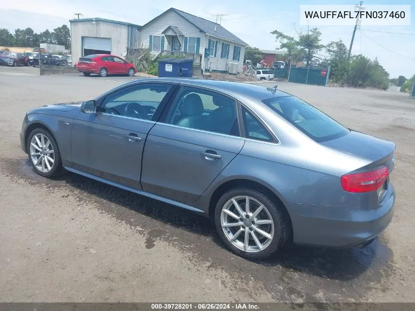 WAUFFAFL7FN037460 2015 Audi A4 2.0T Premium