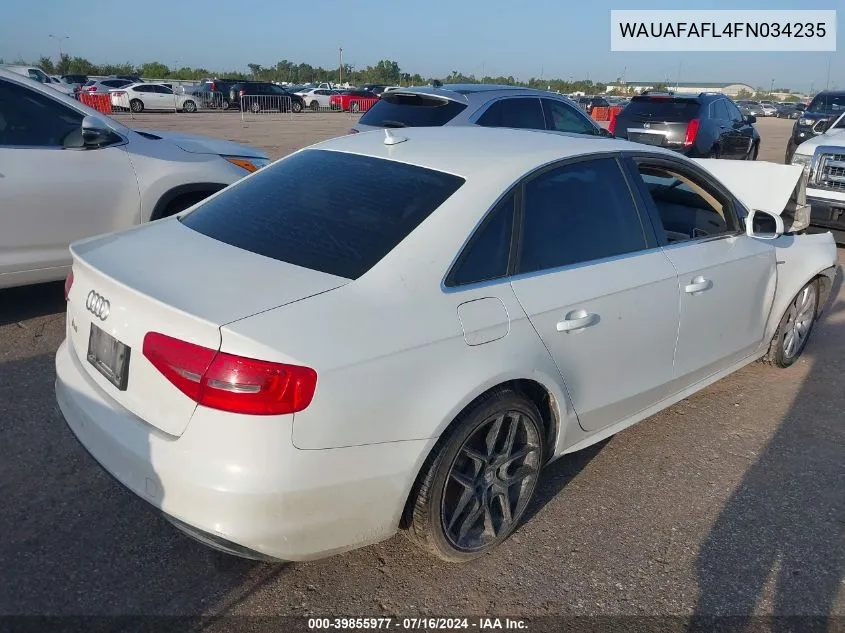 WAUAFAFL4FN034235 2015 Audi A4 2.0T Premium