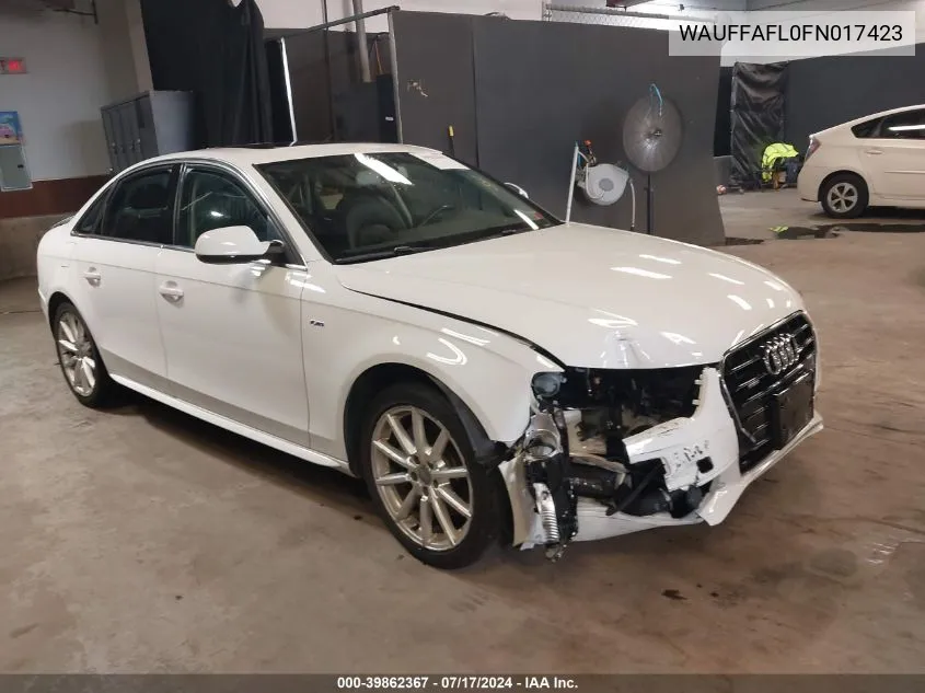 WAUFFAFL0FN017423 2015 Audi A4 2.0T Premium