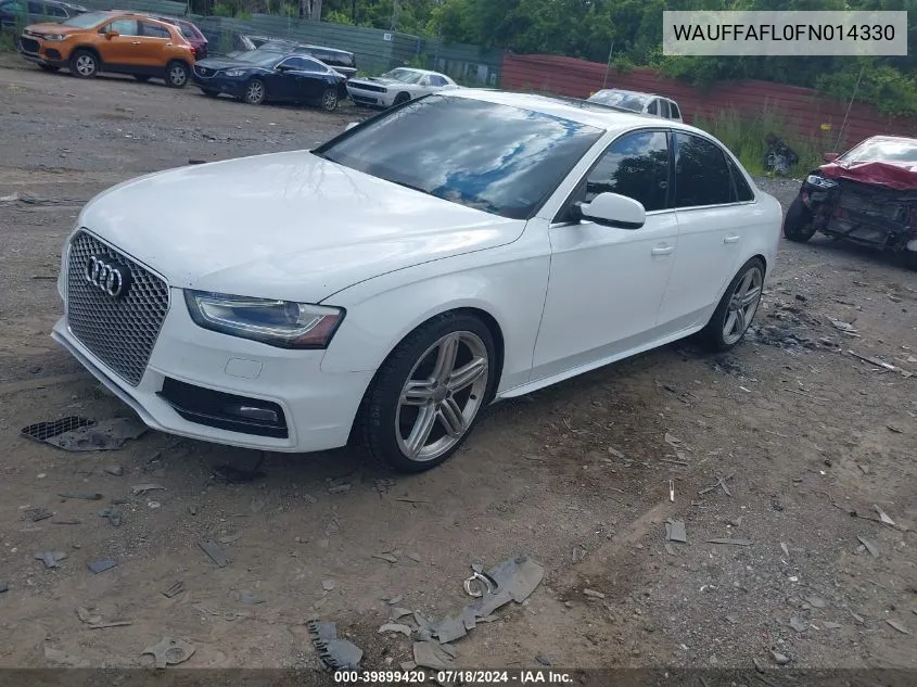 WAUFFAFL0FN014330 2015 Audi A4 2.0T Premium